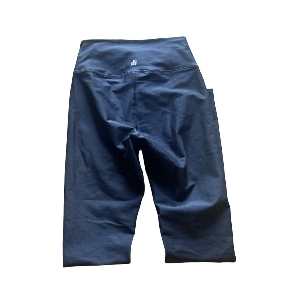We wore what blue navy tie up leggings size XS - Picture 2 of 4